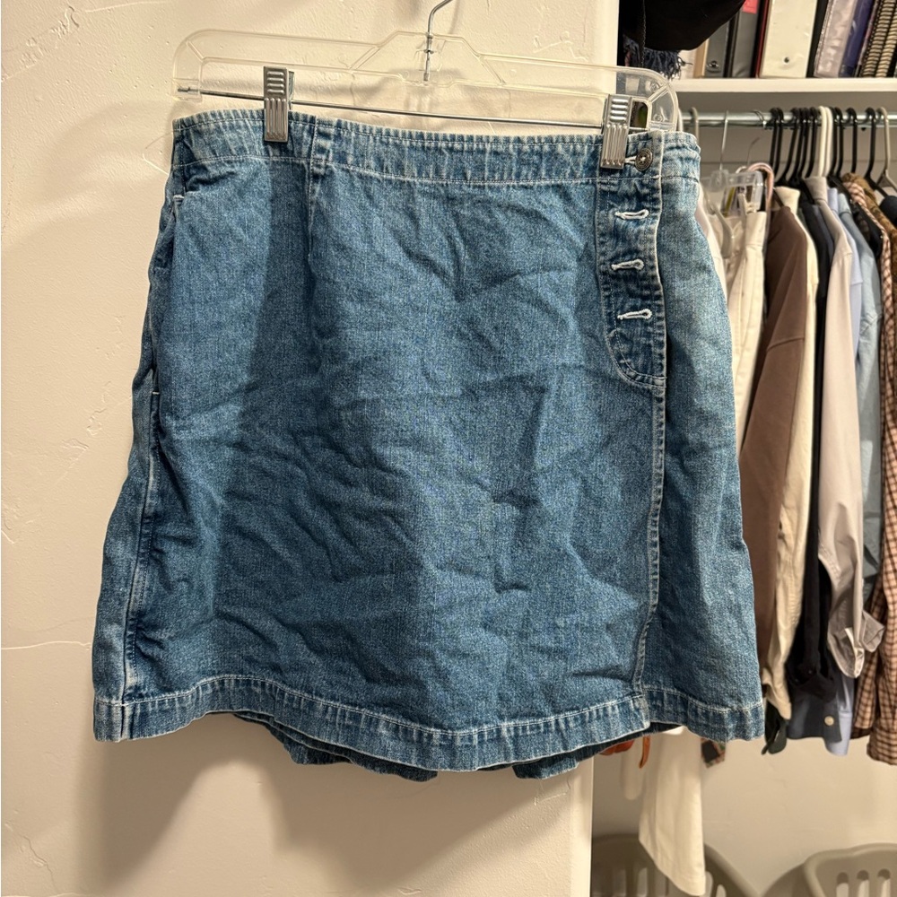 vintage wrap around skort